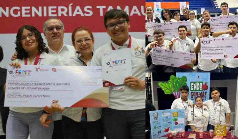 Destaca la UAT en Feria Estatal de Ciencias e Ingenierías Tamaulipas 2024.