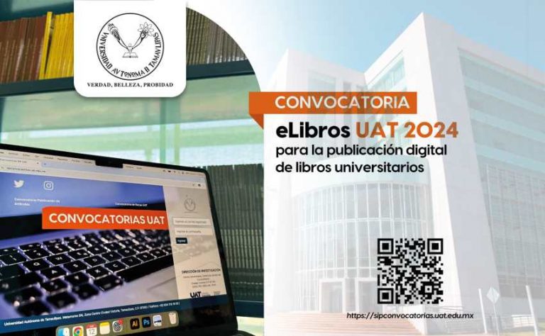 Emite la UAT convocatoria para la publicación de libros digitales.
