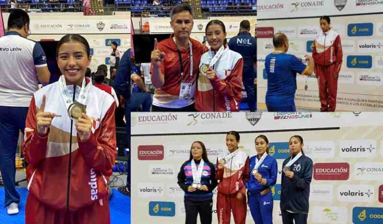 Laura Melisa, karateca de la UAT, es campeona nacional.