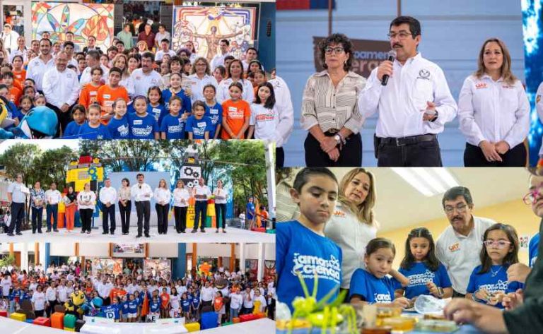 Celebra la UAT en el Campus Victoria el campamento infantil Amor por la Ciencia 2024.