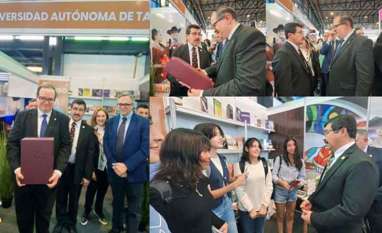 Participa la UAT en la feria del libro de la UNAM, la FILUNI 2024.