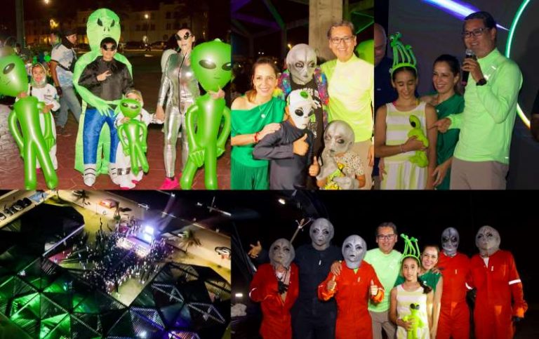 Llegó el “Día del Marciano” a Playa Miramar, una fiesta extraterrestre.