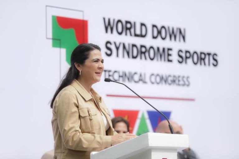 Inaugura Mónica Villarreal 1er. Congreso Mundial para Deportistas con Síndrome de Down.