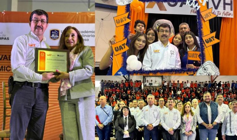 Rector de la UAT encabeza eventos del 62 aniversario de la UAM Valle Hermoso.