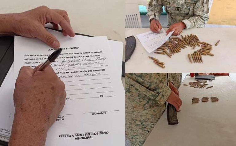 Continúa Programa de Canje de Armas con Positiva Respuesta en Tampico.