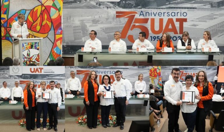 Entrega el rector Dámaso Anaya reconocimientos a jubilados del SUTUAT