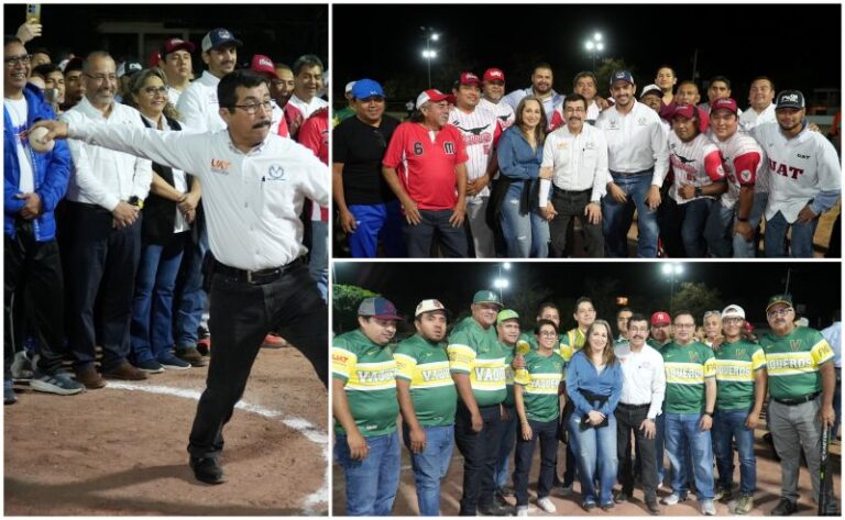 Rector de la UAT inaugura torneos deportivos para docentes y empleados universitarios
