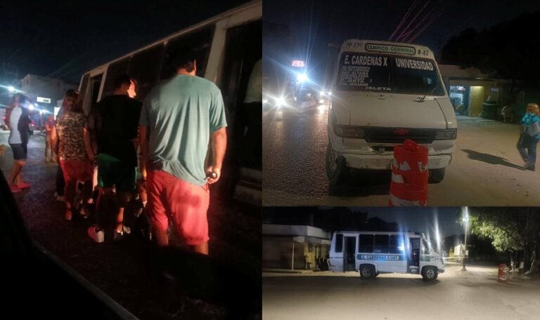 Fatal accidente en Altamira: Abuelita muere tras ser embestida por microbús