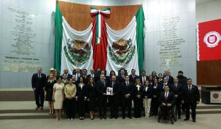 Recibe Congreso de Tamaulipas Cuarto Informe del gobernador Américo Villarreal